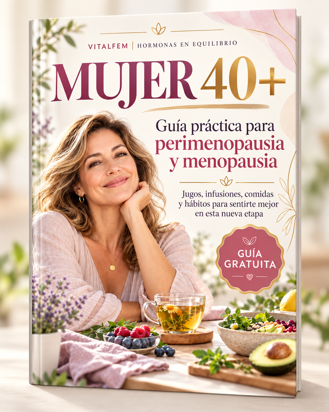 Portada de la Guía Mujer 40+ de VITALFEM